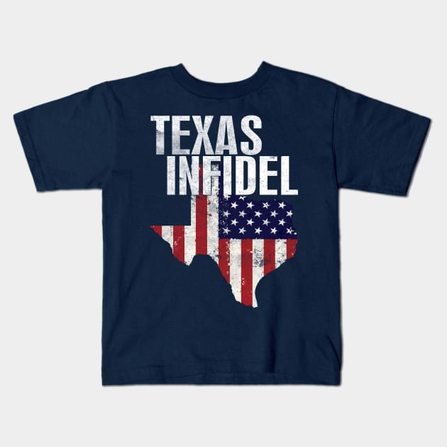 Texas Infidel Kids T-Shirt by veerkun